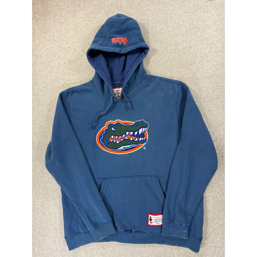 Florida Gators Stitched Logo Campus Hoodie Sweatshirt (Men's XL) Blue